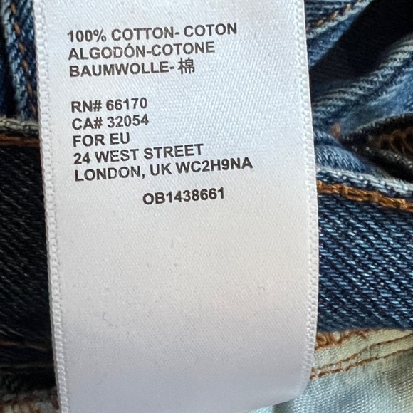 BDG Urban Outfitters Bow Fit Jean – Checkerboard Print Size 29/30 EUC - Picture 10 of 10